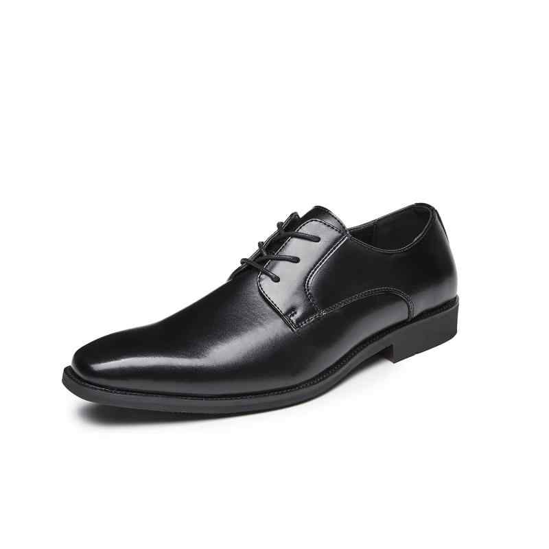 [CATECOR] ビジネスシューズ 本革 革靴 メンズ 外羽根 紳士靴 軽量 防滑 防菌 通気 防水 24.5-28.5cm (ブラック、ブラウン) (24.5 cm, ブ