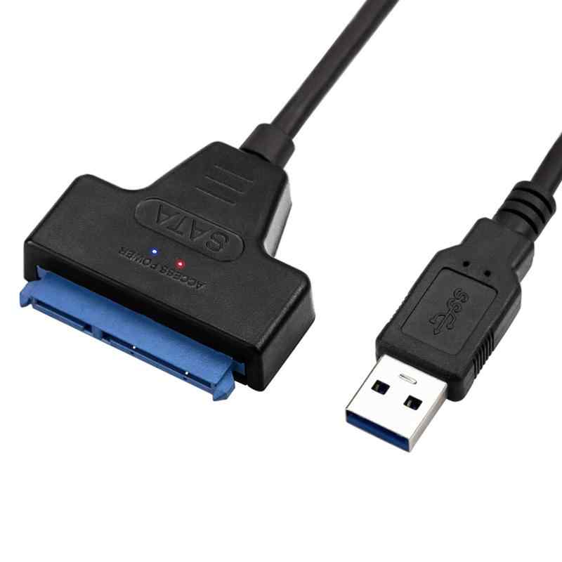 YOKELLMUX SATA USB 変換ケーブル SSD USB 変換ケーブル 内蔵HDD 外付け化 最大5Gbps 高速転送 (2.5 インチ 対応)