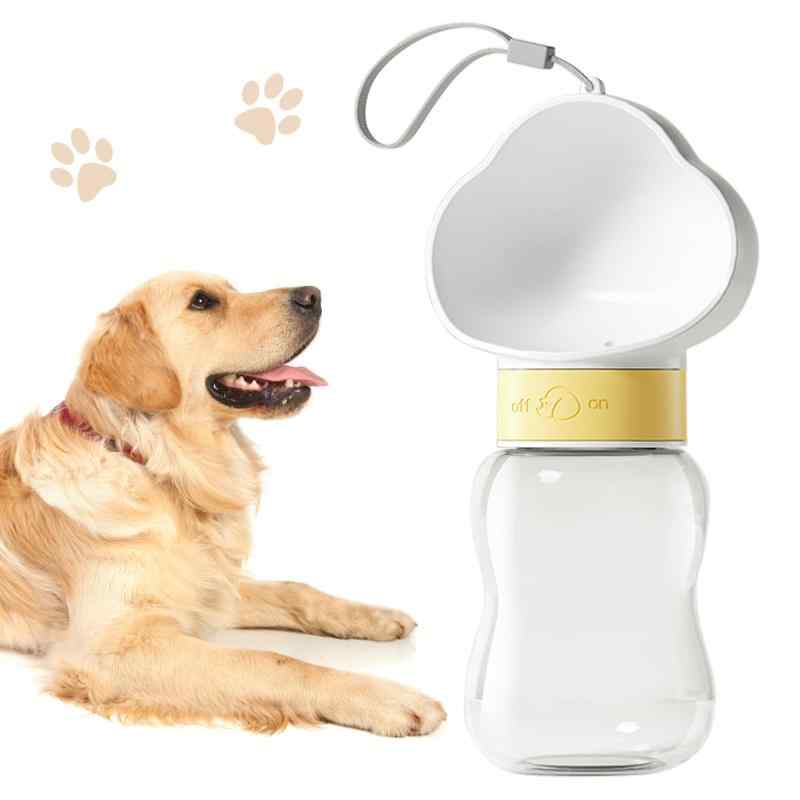 seOSTO 犬 水飲み器 散歩 ペットウォーターボトル ペット用 給水器 ペットボトル 大容量 携帯 持ち運び 水槽付き 手軽に水分補給が出来