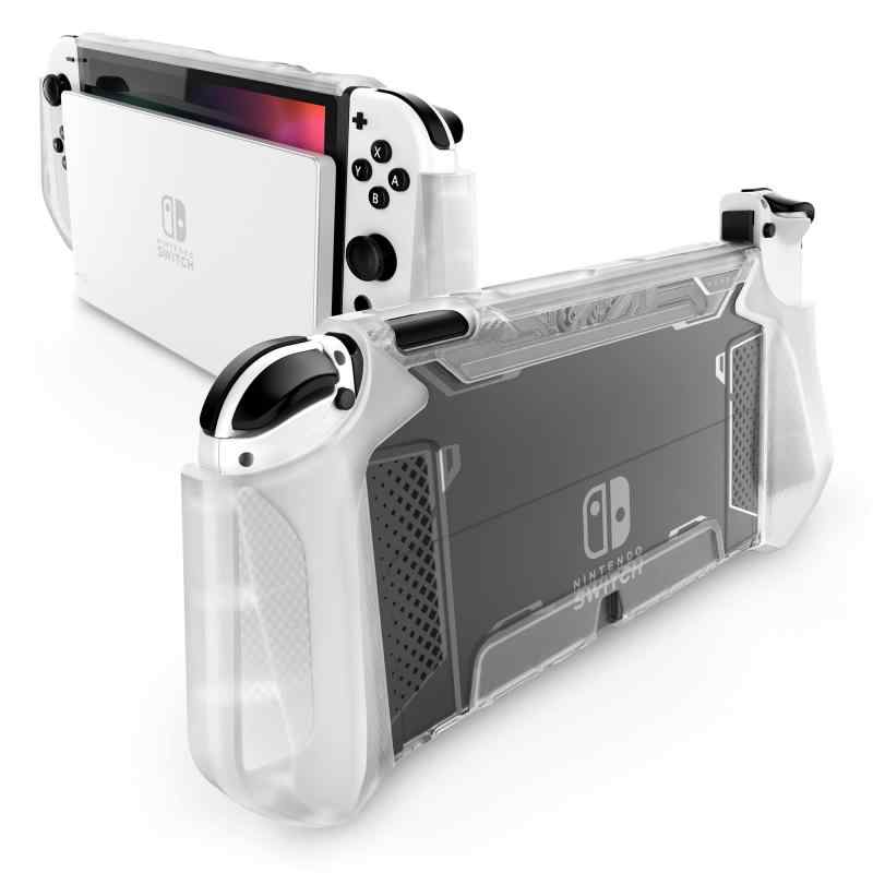 Mumba Nintendo Switch OLED 2021用 ケース 有機ELモデル TPUグリップ 保護カバー ドッキング可能 アクセサリー Nintendo Switch OLEDとJ