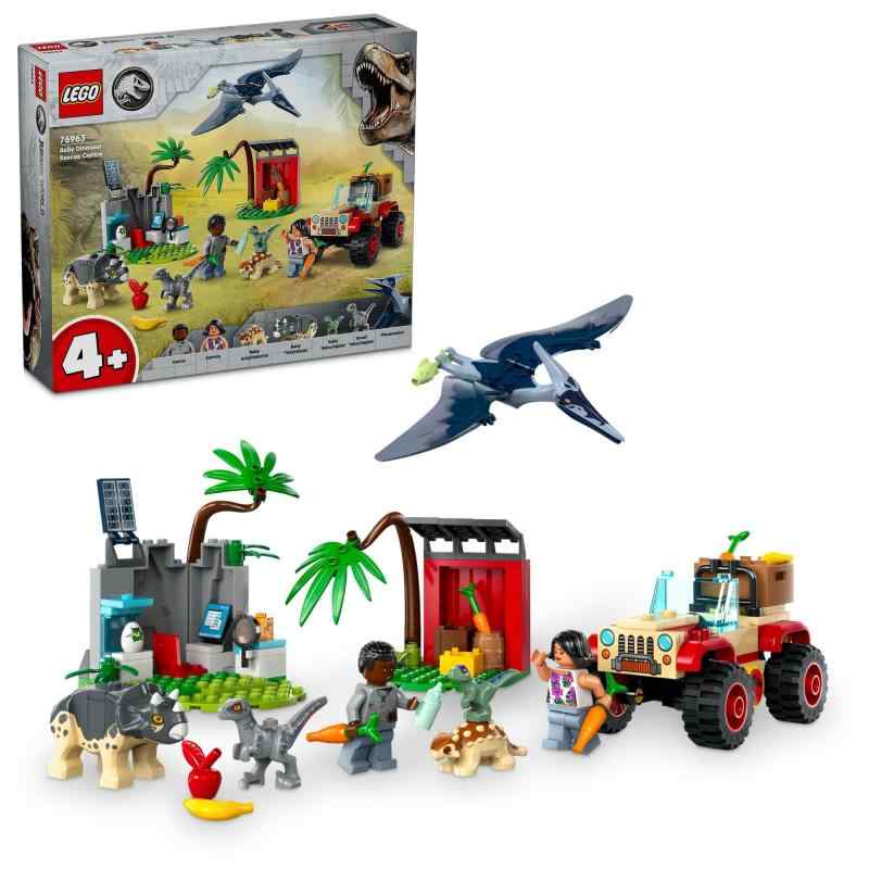 レゴ(LEGO) ジュラシック・ワールド 赤ちゃん恐竜のレスキューセンター おもちゃ 玩具 プレゼント ブロック 男の子 女の子 子供 4歳 5歳