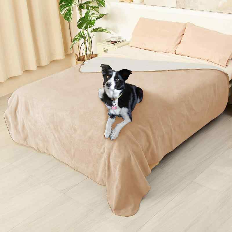 Catalonia 防水カバー ベッド ソファー 防水シーツ ペット 犬 猫用 おしっこシート シングル おねしょシーツ ベビー 赤ちゃん 防水毛布